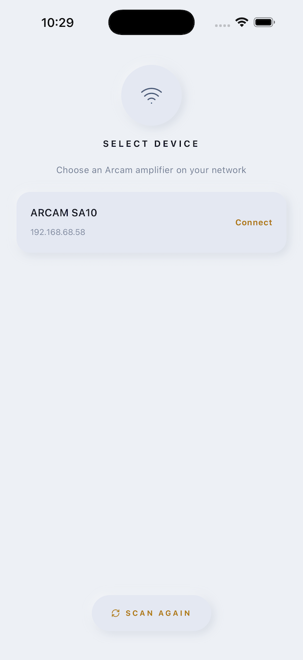 Amp Control screen 3